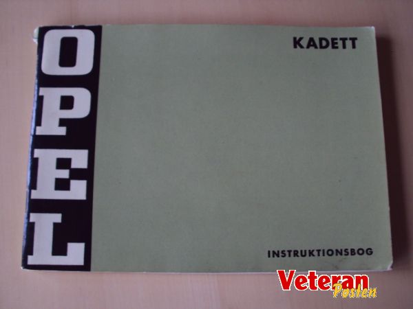 instruktionsbog Opel Kadett